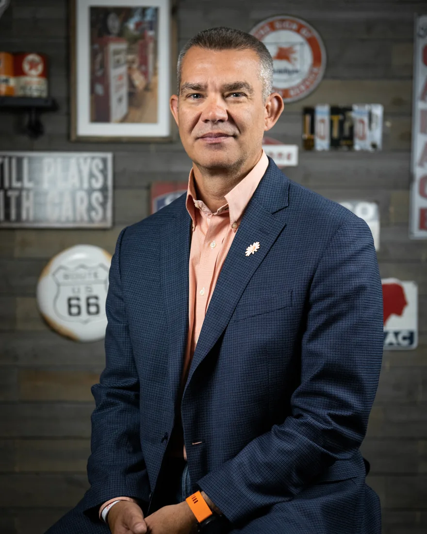 Jasen Rice, Lotpop founder and Performance Engineer, at Lotpop headquarters in Olathe, Kansas